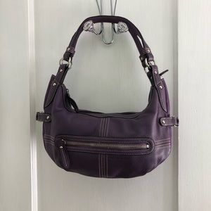 Franco Sarto Purple Leather Purse